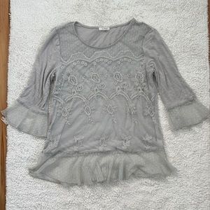 Maurices light grey tunic top